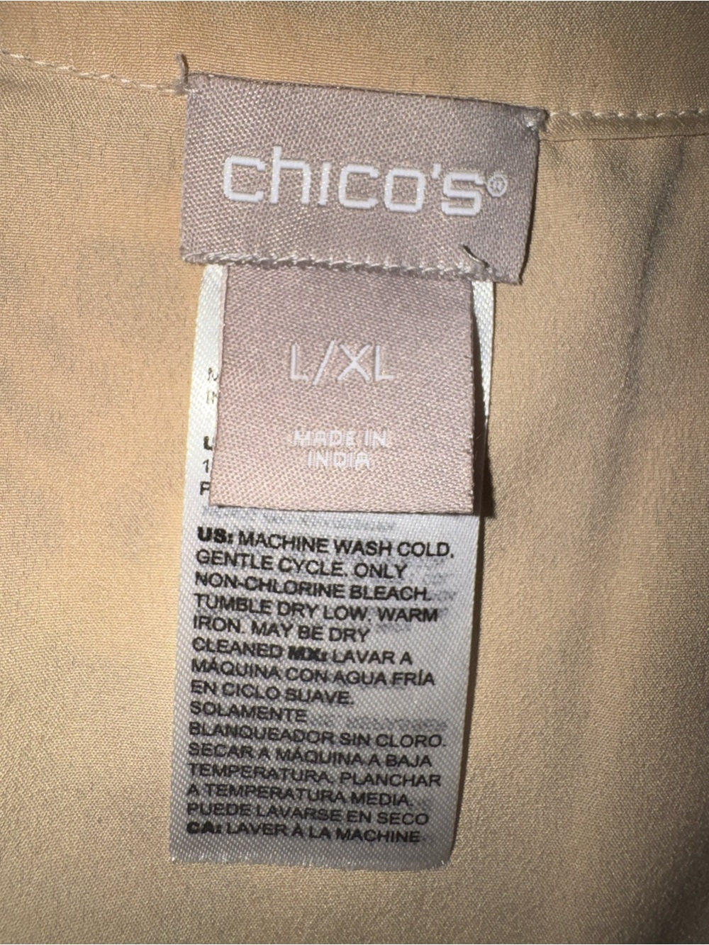 Chico's Beige/Tan Leopard Kimono - Picture 6 of 13